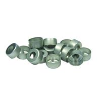 11 mm Blank Crimp Cap Open-Hole 220 (100/pk)